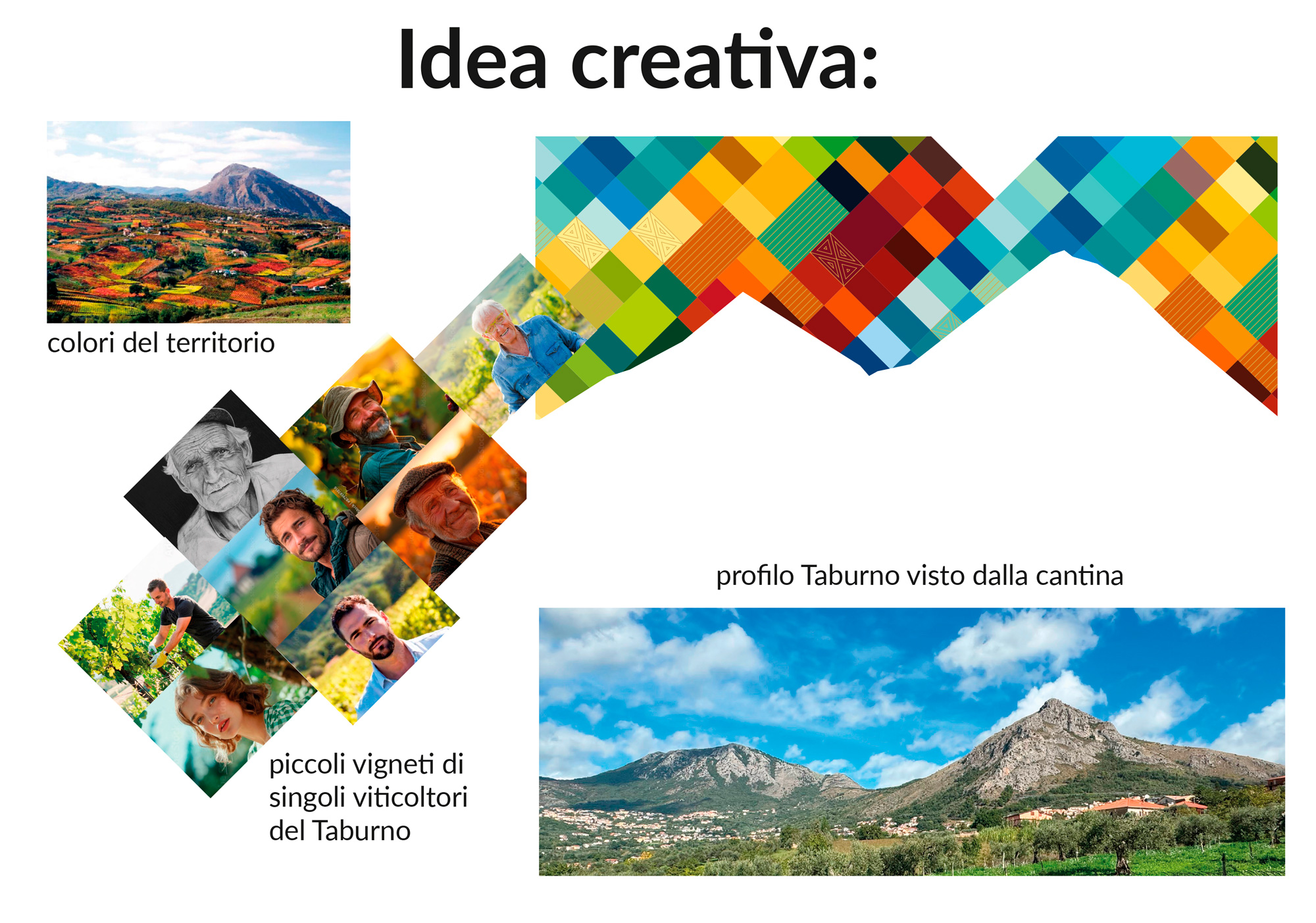 idea creativa progetto etichette taburno