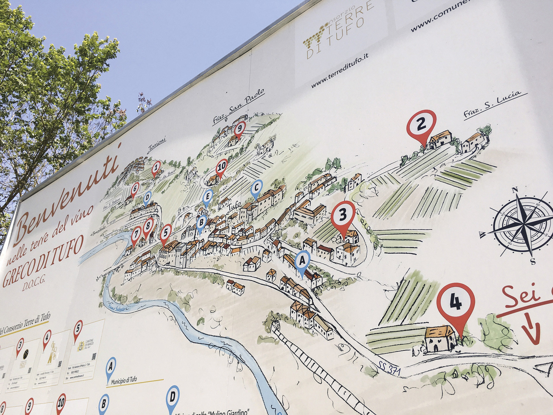 Mappa turistica vino 2