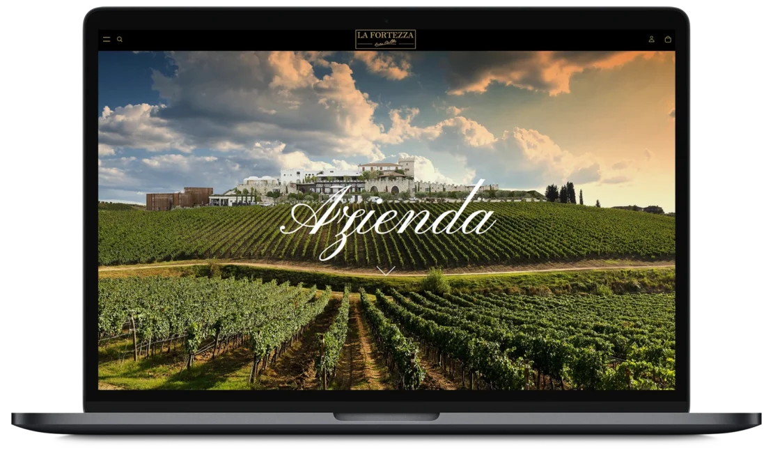 Sito web shopify Vini la Fortezza
